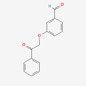 molecular formula C15H12O3 B1437810 3-(2-Oxo-2-phenylethoxy)benzaldehyde CAS No. 956576-91-3