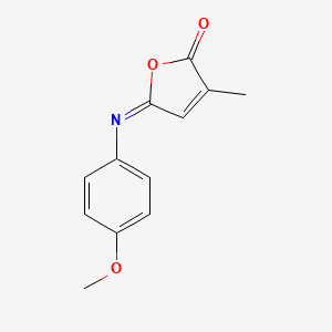 (5E)-5-[(4-Methoxyphenyl)imino]-3-methylfuran-2(5H)-one