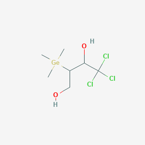 4,4,4-Trichloro-2-(trimethylgermyl)butane-1,3-diol