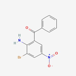 (2-Amino-3-bromo-5-nitrophenyl)(phenyl)methanone