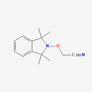 [(1,1,3,3-Tetramethyl-1,3-dihydro-2H-isoindol-2-yl)oxy]acetonitrile