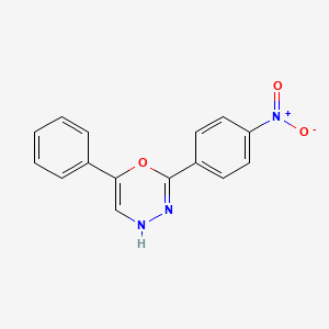 2-(4-Nitrophenyl)-6-phenyl-4H-1,3,4-oxadiazine