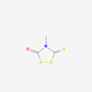 4-Methyl-5-sulfanylidene-1,2,4-dithiazolidin-3-one