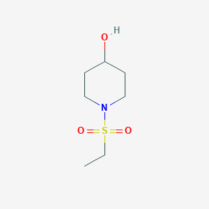 molecular formula C7H15NO3S B1437820 1-(Ethanesulfonyl)piperidin-4-ol CAS No. 1082883-06-4