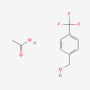 Acetic acid;[4-(trifluoromethyl)phenyl]methanol