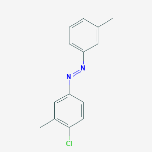 (E)-1-(4-Chloro-3-methylphenyl)-2-(3-methylphenyl)diazene