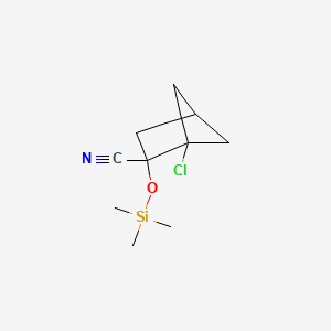 1-Chloro-2-[(trimethylsilyl)oxy]bicyclo[2.1.1]hexane-2-carbonitrile