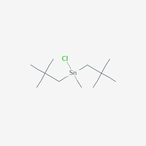 Chlorobis(2,2-dimethylpropyl)methylstannane