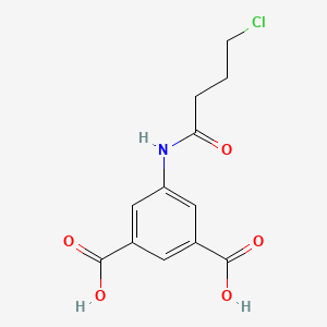 5-(4-Chlorobutanamido)benzene-1,3-dicarboxylic acid