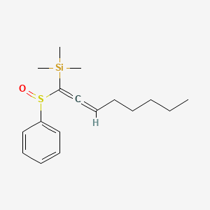 [1-(Benzenesulfinyl)octa-1,2-dien-1-yl](trimethyl)silane