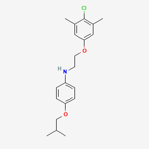 molecular formula C20H26ClNO2 B1437833 N-[2-(4-氯-3,5-二甲基苯氧)乙基]-4-异丁氧基苯胺 CAS No. 1040687-77-1