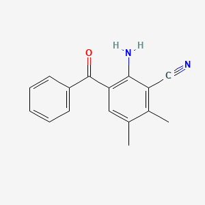 2-Amino-3-benzoyl-5,6-dimethylbenzonitrile