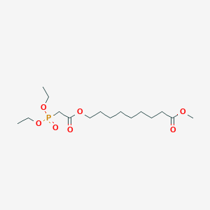 Nonanoic acid, 9-[[(diethoxyphosphinyl)acetyl]oxy]-, methyl ester