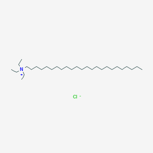 molecular formula C30H64ClN B14378362 N,N,N-Triethyltetracosan-1-aminium chloride CAS No. 88580-88-5