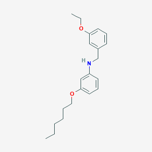 molecular formula C21H29NO2 B1437837 N-(3-乙氧基苄基)-3-(己氧基)苯胺 CAS No. 1040682-75-4