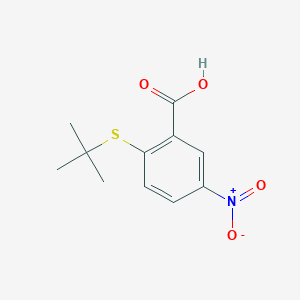 B1437839 2-(Tert-butylsulfanyl)-5-nitrobenzoic acid CAS No. 1019539-13-9