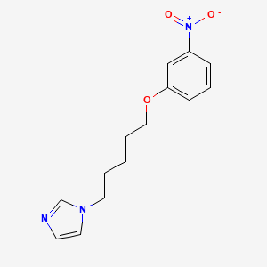 1-[5-(3-Nitrophenoxy)pentyl]-1H-imidazole