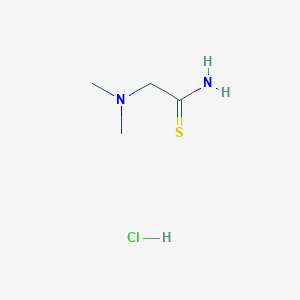 molecular formula C4H11ClN2S B143784 2-(二甲基氨基)乙硫酰胺盐酸盐 CAS No. 27366-72-9