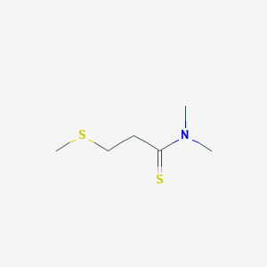 B143785 N,N-Dimethyl-3-methylsulfanylpropanethioamide CAS No. 131136-82-8