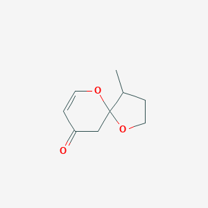 4-Methyl-1,6-dioxaspiro[4.5]dec-7-en-9-one