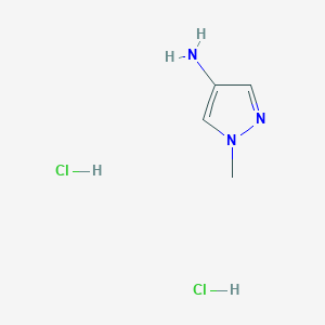 molecular formula C4H9Cl2N3 B1437859 1-Methyl-1H-pyrazol-4-amine dihydrochloride CAS No. 1063734-49-5