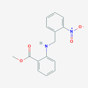 Methyl 2-{[(2-nitrophenyl)methyl]amino}benzoate