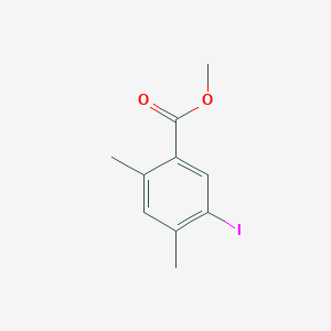 molecular formula C10H11IO2 B1437863 5-碘-2,4-二甲基苯甲酸甲酯 CAS No. 1052647-27-4