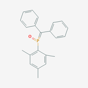 molecular formula C22H21OP B14378633 (Diphenylmethylidene)(2,4,6-trimethylphenyl)-lambda~5~-phosphanone CAS No. 89982-79-6