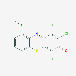 1,2,4-Trichloro-9-methoxy-3H-phenothiazin-3-one