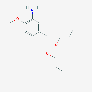 5-(2,2-Dibutoxypropyl)-2-methoxyaniline