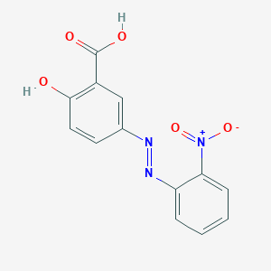 3-[2-(2-Nitrophenyl)hydrazinylidene]-6-oxocyclohexa-1,4-diene-1-carboxylic acid