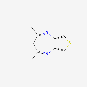 2,3,4-Trimethyl-3H-thieno[3,4-b][1,4]diazepine