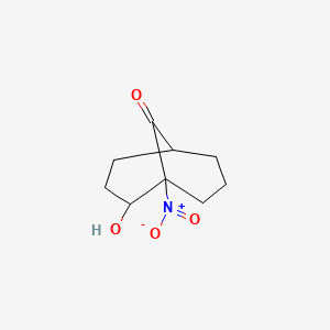 2-Hydroxy-1-nitrobicyclo[3.3.1]nonan-9-one