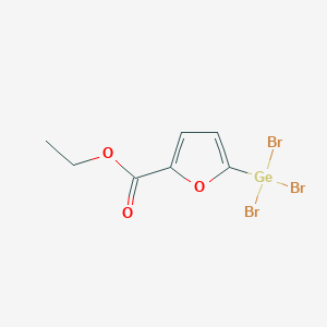 Ethyl 5-(tribromogermyl)furan-2-carboxylate