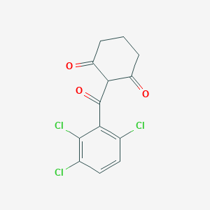 molecular formula C13H9Cl3O3 B14378743 2-(2,3,6-Trichlorobenzoyl)cyclohexane-1,3-dione CAS No. 88562-39-4