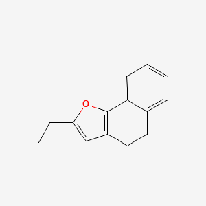 molecular formula C14H14O B14378774 2-Ethyl-4,5-dihydronaphtho[1,2-b]furan CAS No. 89506-70-7