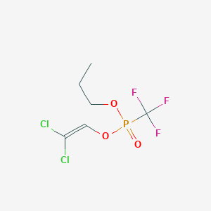 2,2-Dichloroethenyl propyl (trifluoromethyl)phosphonate