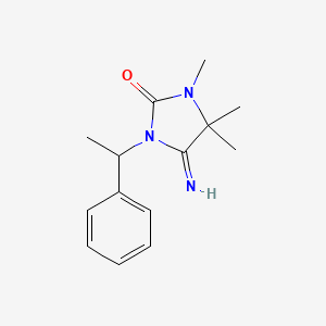 5-Imino-3,4,4-trimethyl-1-(1-phenylethyl)imidazolidin-2-one