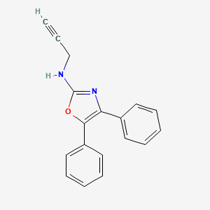 4,5-Diphenyl-N-(prop-2-yn-1-yl)-1,3-oxazol-2-amine