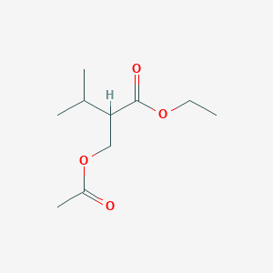 Ethyl 2-[(acetyloxy)methyl]-3-methylbutanoate