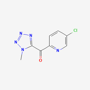 (5-Chloropyridin-2-yl)(1-methyl-1H-tetrazol-5-yl)methanone