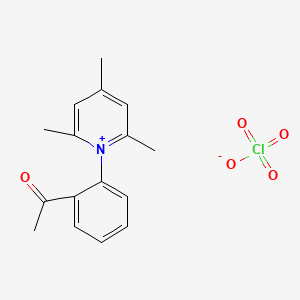 1-(2-Acetylphenyl)-2,4,6-trimethylpyridin-1-ium perchlorate