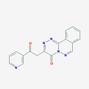 3-[2-Oxo-2-(pyridin-3-YL)ethyl]-4H-[1,2,4]triazino[3,4-A]phthalazin-4-one