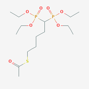 S-[5,5-Bis(diethoxyphosphoryl)pentyl] ethanethioate