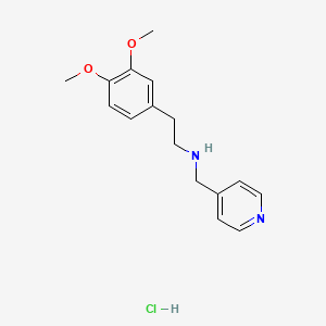 B1437888 [2-(3,4-Dimethoxy-phenyl)-ethyl]-pyridin-4-yl-methyl-amine hydrochloride CAS No. 1185293-57-5
