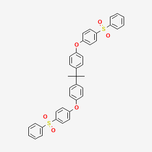 1,1'-(Propane-2,2-diyl)bis{4-[4-(benzenesulfonyl)phenoxy]benzene}