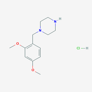 molecular formula C13H21ClN2O2 B1437889 1-(2,4-二甲氧基苄基)-哌嗪盐酸盐 CAS No. 1185292-95-8