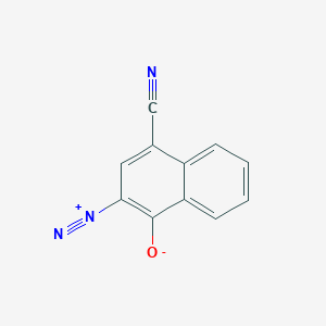 4-Cyano-2-diazonionaphthalen-1-olate