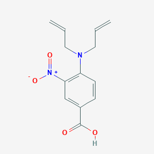 molecular formula C13H14N2O4 B1437897 4-(Diallylamino)-3-nitrobenzoic acid CAS No. 1019386-71-0