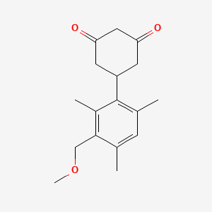 5-[3-(Methoxymethyl)-2,4,6-trimethylphenyl]cyclohexane-1,3-dione